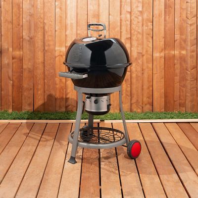 Image showing 7 th Coleman Cookout Charcoal Kettle Grill with Removable Ash Collection System, 380 sq. in., Black