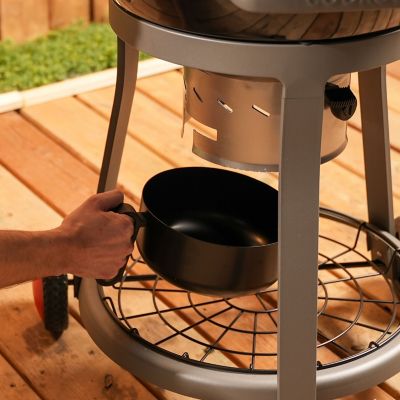 Image showing 9 th Coleman Cookout Charcoal Kettle Grill with Removable Ash Collection System, 380 sq. in., Black