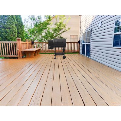 Image showing 7 th Coleman 690 sq. in. Cookout 700 Hardwood Pellet Grill and Smoker, Black