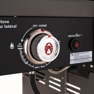 Image showing  3-Burner Revolution Propane and Natural Gas Convertible Grill, Black/Gray, With Side Burner