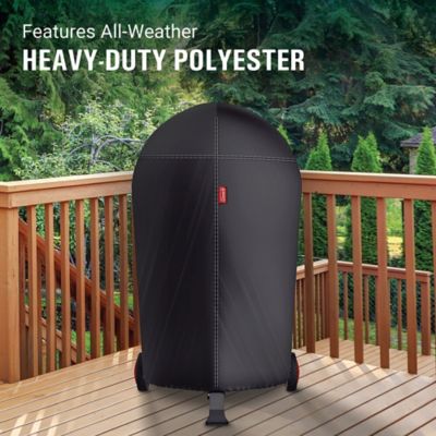 Image showing  Cookout Heavy Duty Cover for 30 in. Kettle Grill, Black