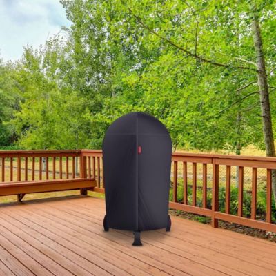 Image showing 8 th Coleman Cookout Heavy Duty Cover for 30 in. Kettle Grill, Black