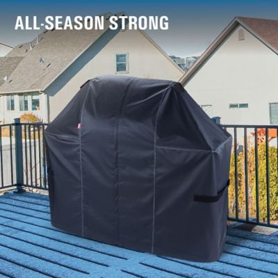 Image showing  Revolution Heavy Duty Cover for 3 and 4 Burner BBQ Grills, Black