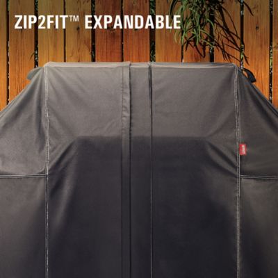 Image showing  Revolution Heavy Duty Cover for 3 and 4 Burner BBQ Grills, Black