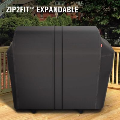 Image showing  Revolution Heavy Dual Cover for 3 Burner Dual Fuel BBQ Grill, Black