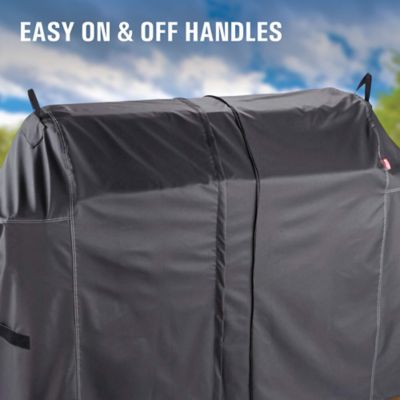 Image showing 5 th Coleman Revolution Heavy Dual Cover for 3 Burner Dual Fuel BBQ Grill, Black