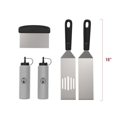 Image showing  Flat Top 5 pc. BBQ Griddle Tool Kit