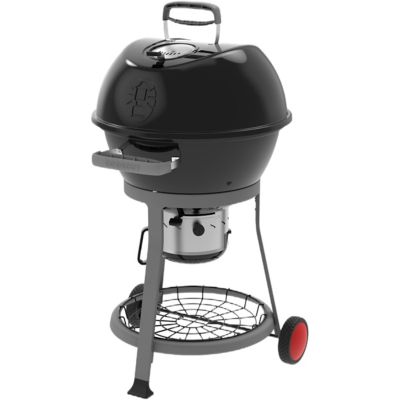 Image showing 7 th Coleman Cookout Grilling Kit with Charcoal Kettle Grill, Heavy-Duty Cover and 12 pc. Tool Set, 380 sq. in., Black