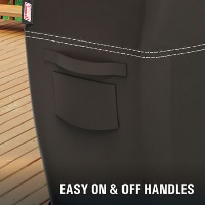 Image showing 5 th Coleman Cookout Heavy Duty Cover for Pellet Grills, Black