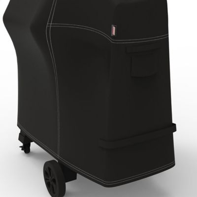 Image showing 8 th Coleman Cookout Heavy Duty Cover for Pellet Grills, Black