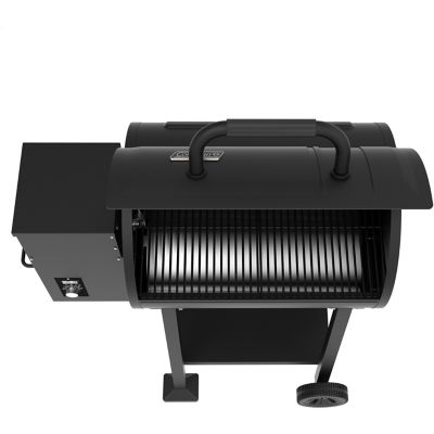 Image showing  210 sq. in. Cookout 700 Hardwood Pellet Grill and Smoker with Heavy-Duty Cover, Black