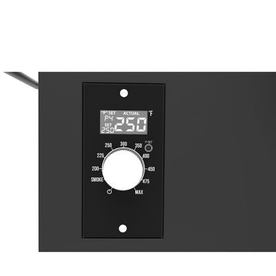 Image showing  210 sq. in. Cookout 700 Hardwood Pellet Grill and Smoker with Heavy-Duty Cover, Black