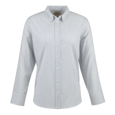 Image showing  Women's Striped Long-Sleeve Button-Down Oxford Shirt