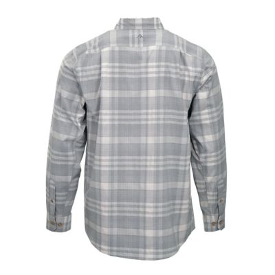 Image showing  Men's Tech Chambray Plaid Button-Down Shirt