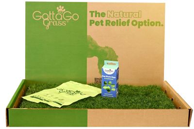 Gotta Go Grass Real Grass Pet Potty Pad Refill and Waste Bags