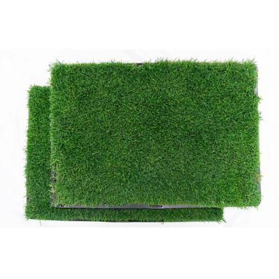 Image showing  Real Grass Pet Potty Pad Refill 2 pk. and Waste Bags and Waste Bag Dispenser