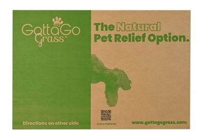 Image showing 10 th Gotta Go Grass Real Grass Pet Potty Pad 2 pk. with Tray and Waste Bags