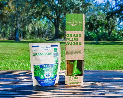 Image showing  Bermuda Grass Plugs 64 pk., NutriPod Bundle