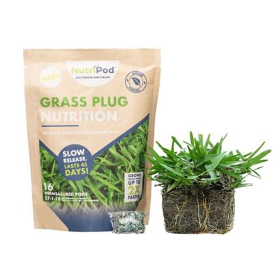 SodPods Provista Grass Plugs 16 pk., NutriPod Bundle