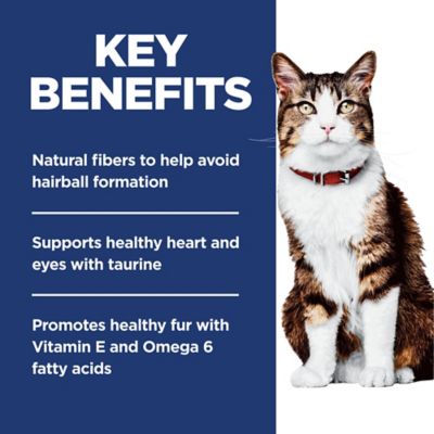 Image showing 2 th Hill's Science Diet Adult Indoor/Outdoor Hairball Control Chicken Recipe Dry Cat Food