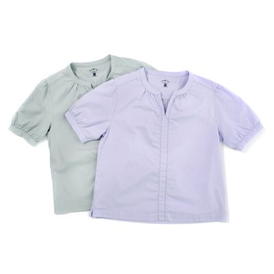 Image showing  Women's Short-Sleeve Puff Popover Blouse