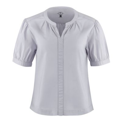 Image showing  Women's Short-Sleeve Puff Popover Blouse
