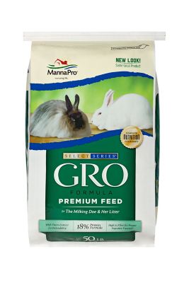 Manna Pro Select Series GRO Formula Rabbit Feed, 50 lb.