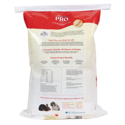 Image showing  Select Series Pro Formula Pelleted Rabbit Food, 25 lb. Bag