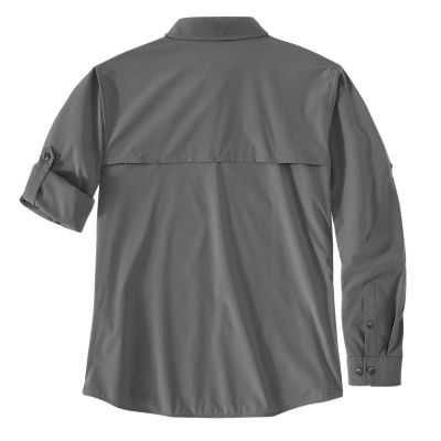 Image showing 1 th Carhartt Men's Force Sun Defender Relaxed Fit Lightweight Long-Sleeve Button-Down Shirt