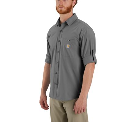Image showing  Men's Force Sun Defender Relaxed Fit Lightweight Long-Sleeve Button-Down Shirt