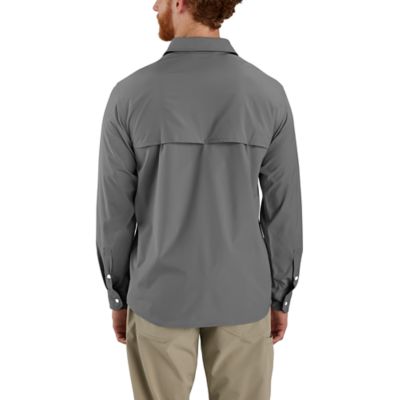 Image showing  Men's Force Sun Defender Relaxed Fit Lightweight Long-Sleeve Button-Down Shirt