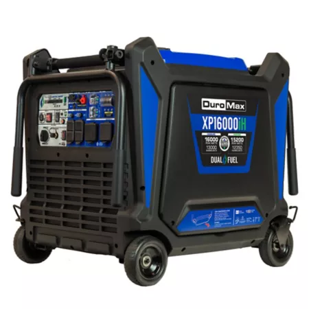 DuroMax XP16000iH 16 000-Watt Dual Fuel Portable Standby Inverter Generator with CO Alert Portable Generators