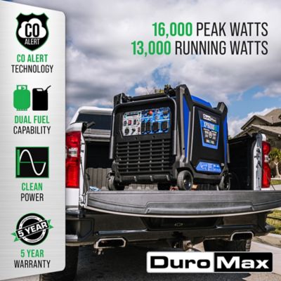 Image showing  16,000/13,000-Watt Dual-Fuel XP16000iH Portable Home Power Backup Inverter Generator, CO Alert