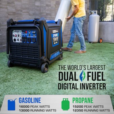 Image showing  16,000/13,000-Watt Dual-Fuel XP16000iH Portable Home Power Backup Inverter Generator, CO Alert