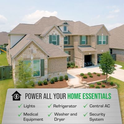 Image showing 5 th DuroMax 15,000/12,000-Watt Tri-Fuel XP15000HXT Portable Home Power Backup Generator, CO Alert