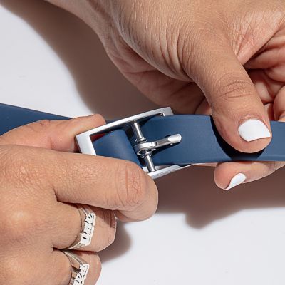 Image showing  Dog Collar, Navy, Large