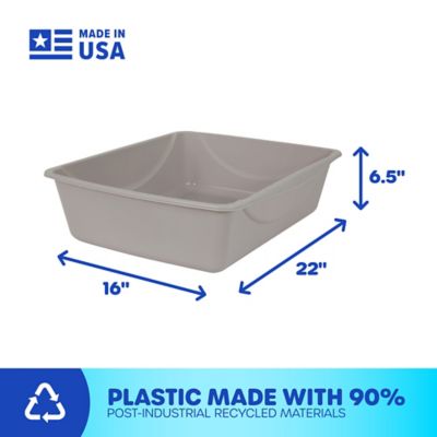 Image showing  Basic Open Cat Litter Pan, Jumbo