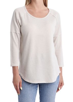 Como Vintage Women's Supersoft Crew Neck Long-Sleeve Popover Shirt
