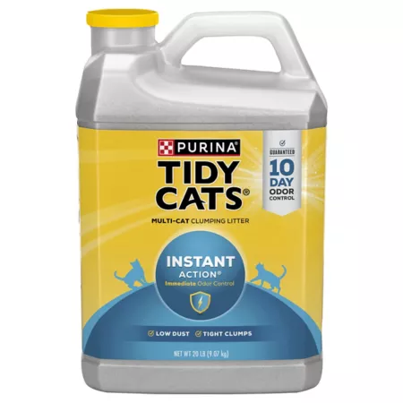 Tidy Cats Purina Instant Action Scented Clumping Clay Cat Litter Multi-Cat 20 lb Pitcher Cat Litter