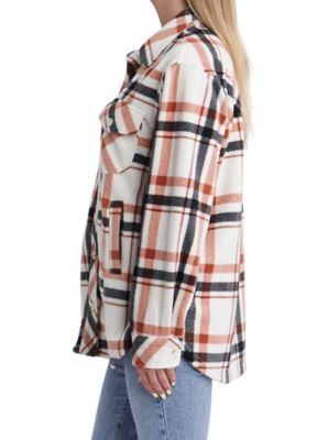 Image showing  Long Sleeve Polar Fleece Four Pocket Shacket