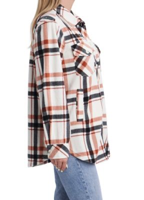 Image showing  Long Sleeve Polar Fleece Four Pocket Shacket