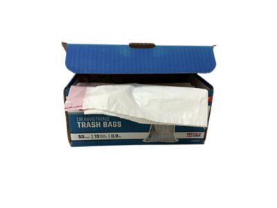 Image showing 6 th JobSmart Essentials Trash Bags 13 Gallon White, 50 ct.