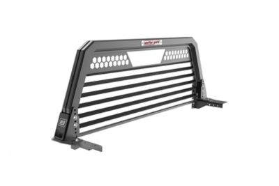 Weather Guard Aluminum Louvered Headache Rack, Matte Black