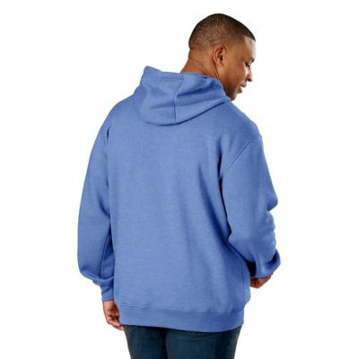 Image showing  Men's Zippered Pocket Hooded Pullover Sweatshirt