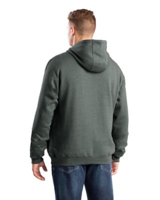 Image showing  Men's Zippered Pocket Hooded Pullover Sweatshirt