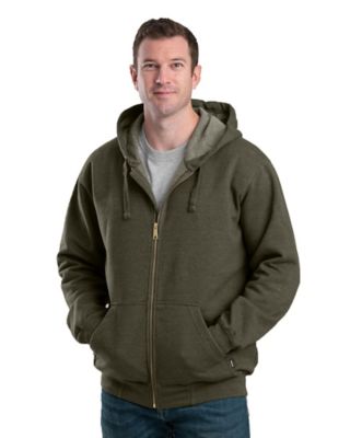 Berne Men's Full-Zip Hooded Sweatshirt