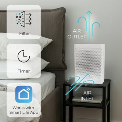 Image showing  WIFI Air Purifier, VP-120-WI, White