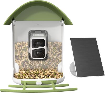 Image showing  Smart Bird Feeder with Camera, Detached Solar Panel, App Control, Wi-Fi Connectivity, PAV300