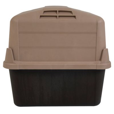 Image showing  Petbarn 3 Outdoor Polypropylene Dog House, 50 to 90 lb.