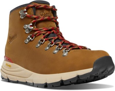 Image showing  Women's Mountain 600 Leaf 4.5 in. Grizzly Brown, Rhodo Red Gore-Tex Hiking Boot